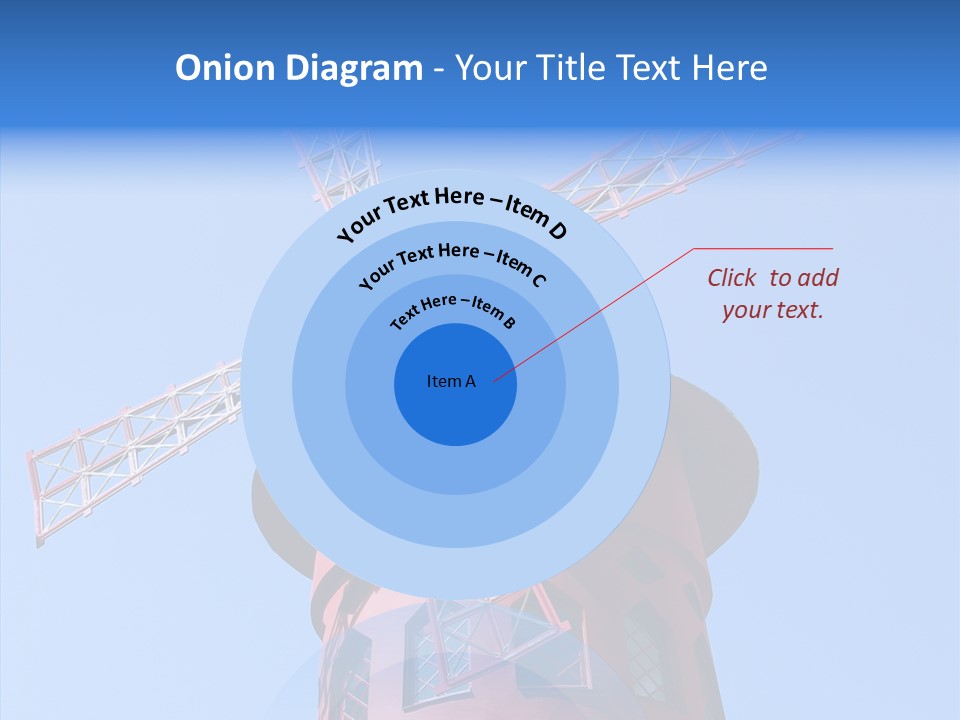 Moulin France Woman PowerPoint Template