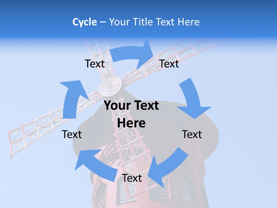 Moulin France Woman PowerPoint Template