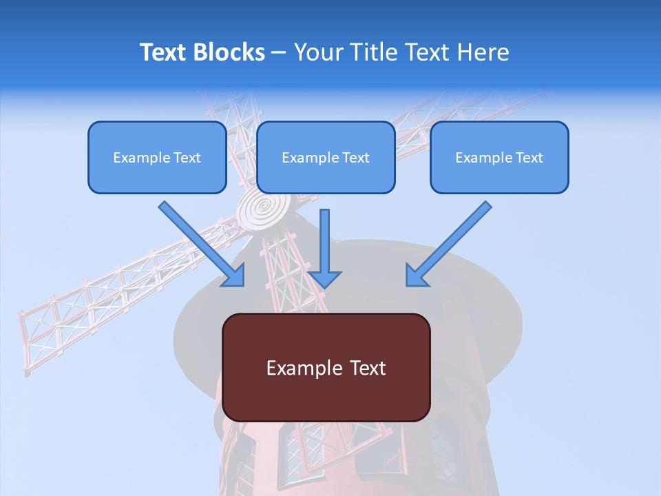 Moulin France Woman PowerPoint Template