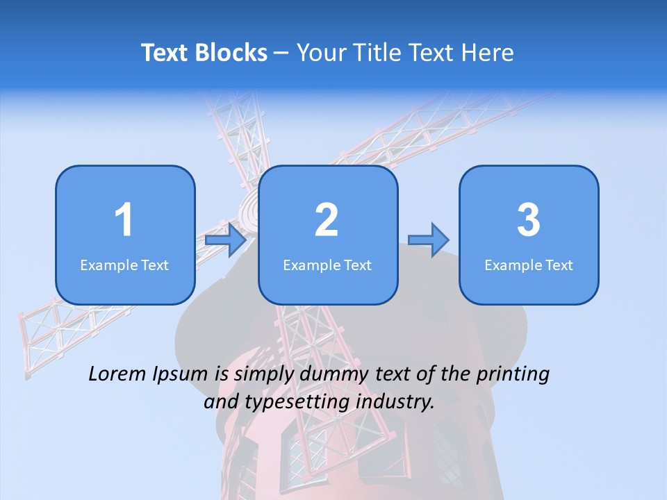 Moulin France Woman PowerPoint Template