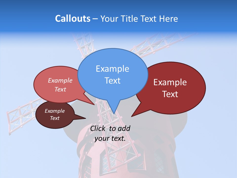 Moulin France Woman PowerPoint Template