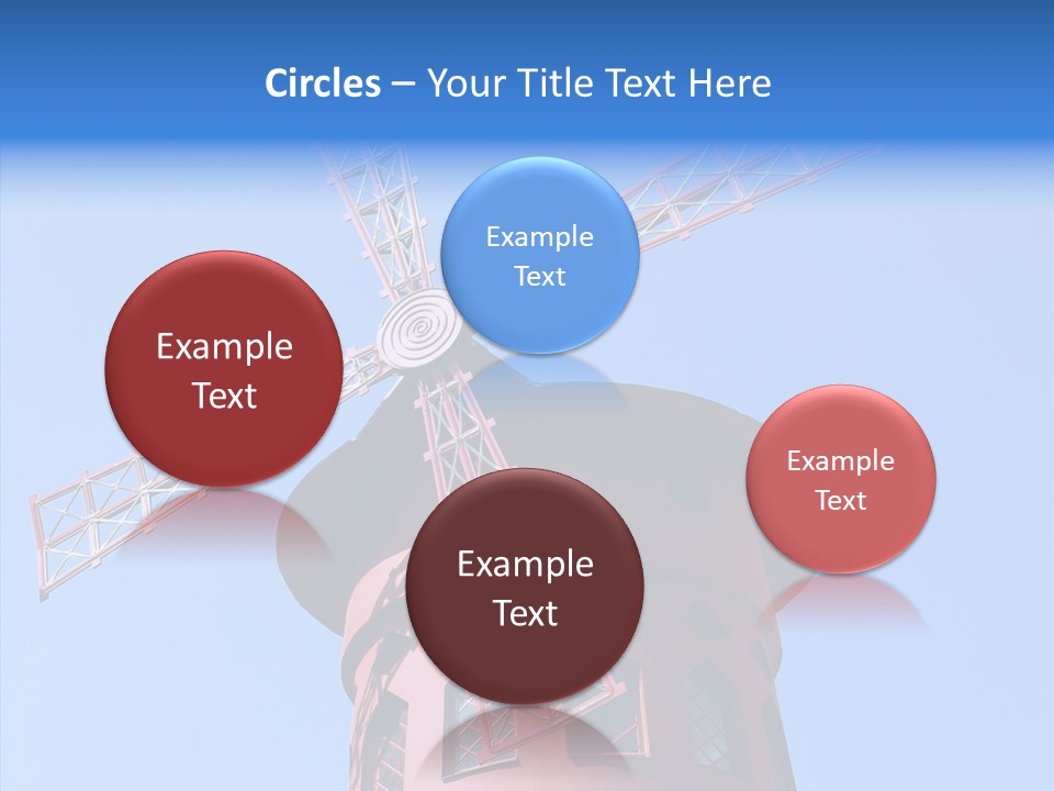 Moulin France Woman PowerPoint Template