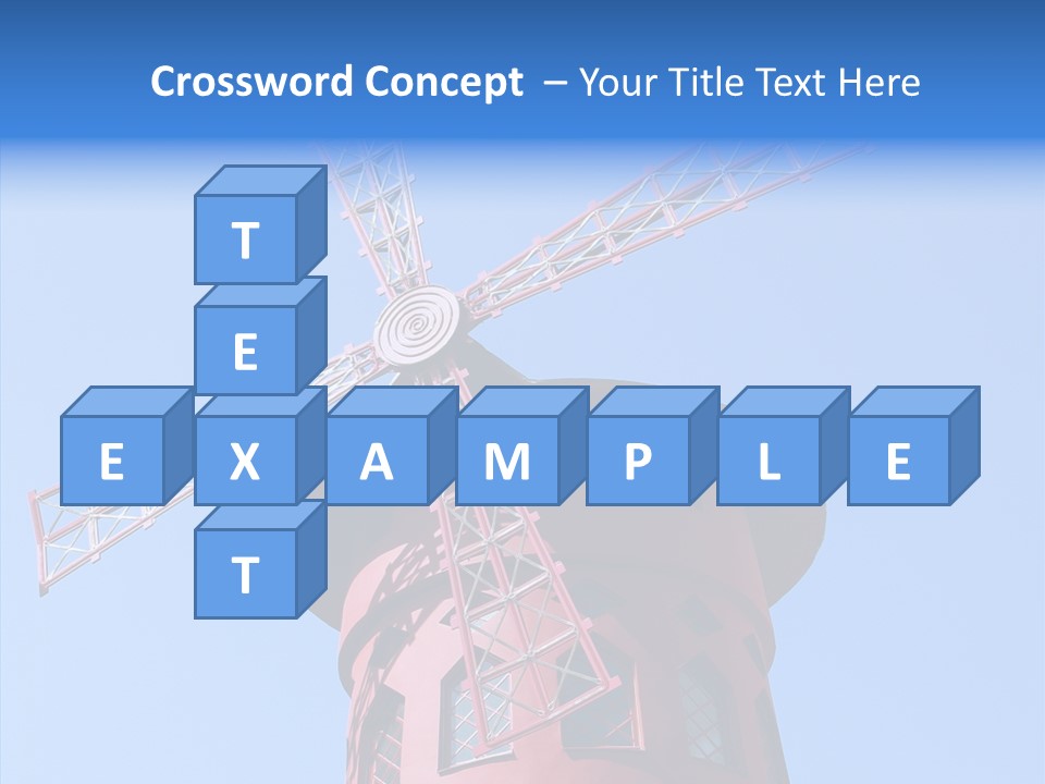 Moulin France Woman PowerPoint Template