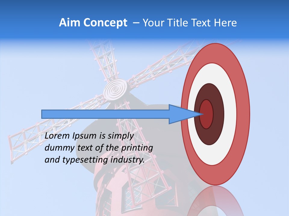 Moulin France Woman PowerPoint Template