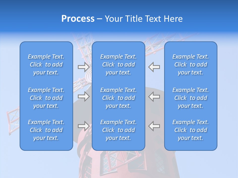 Moulin France Woman PowerPoint Template