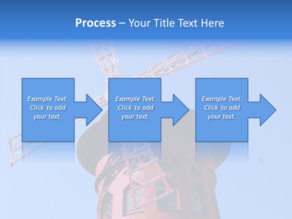 Moulin France Woman PowerPoint Template