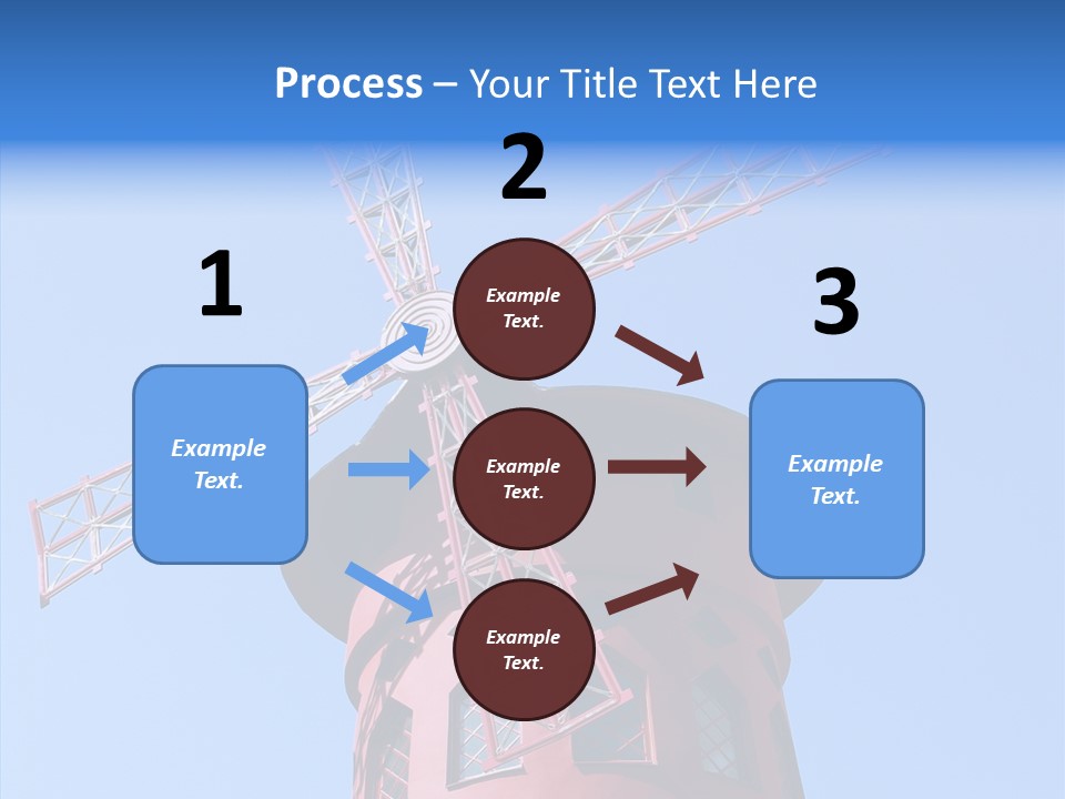 Moulin France Woman PowerPoint Template