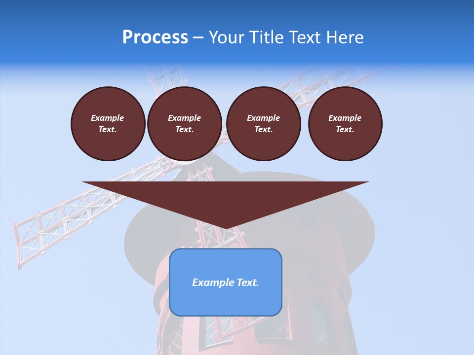 Moulin France Woman PowerPoint Template