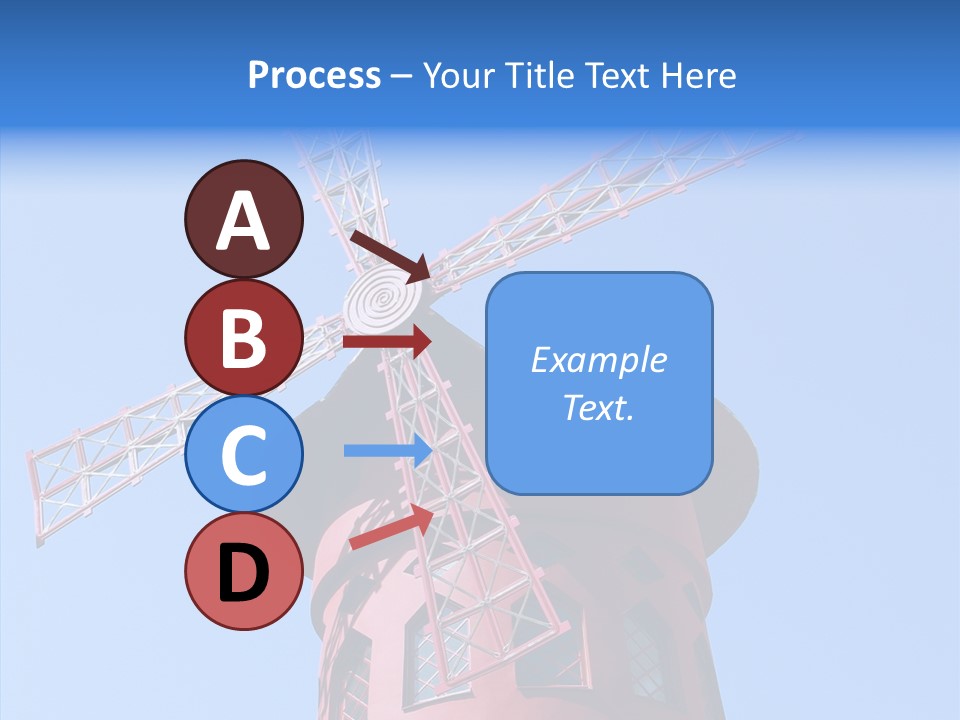 Moulin France Woman PowerPoint Template