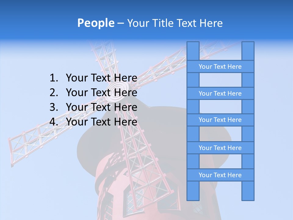 Moulin France Woman PowerPoint Template