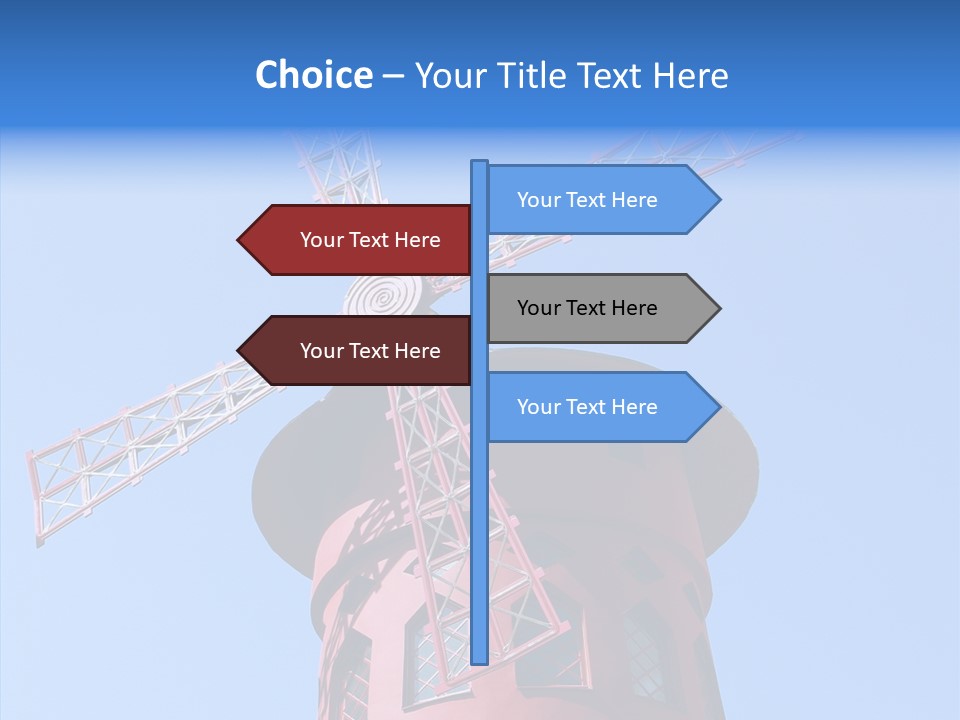 Moulin France Woman PowerPoint Template