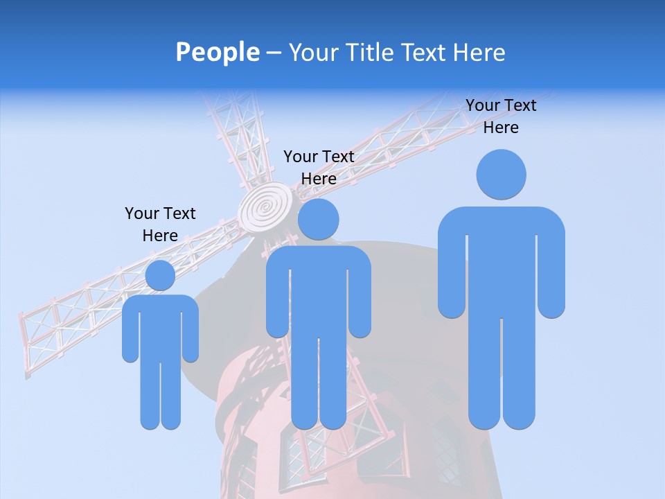 Moulin France Woman PowerPoint Template