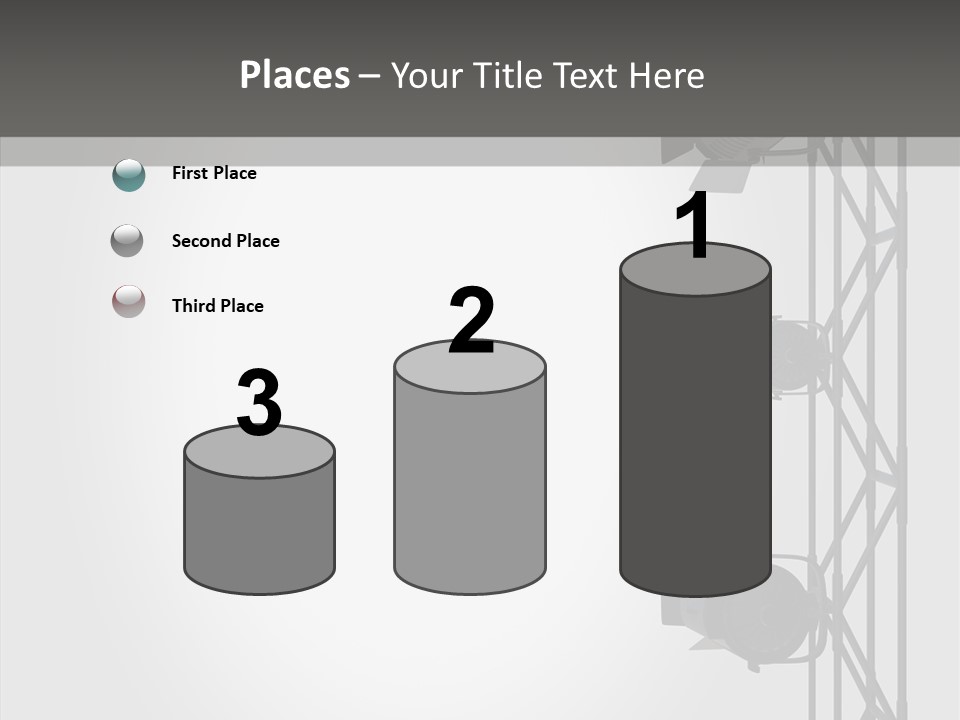 Luminous Spot Layout PowerPoint Template