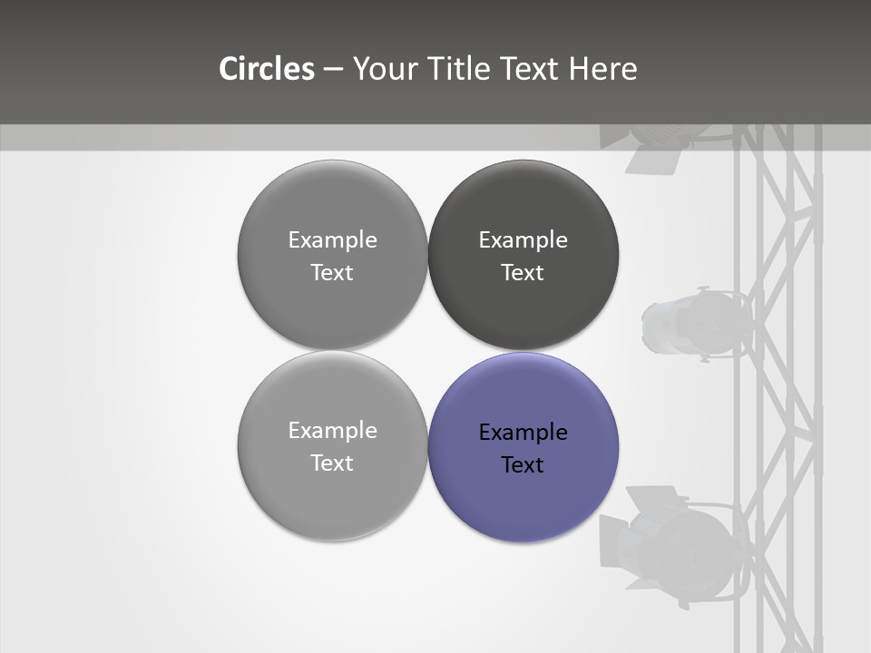 Luminous Spot Layout PowerPoint Template