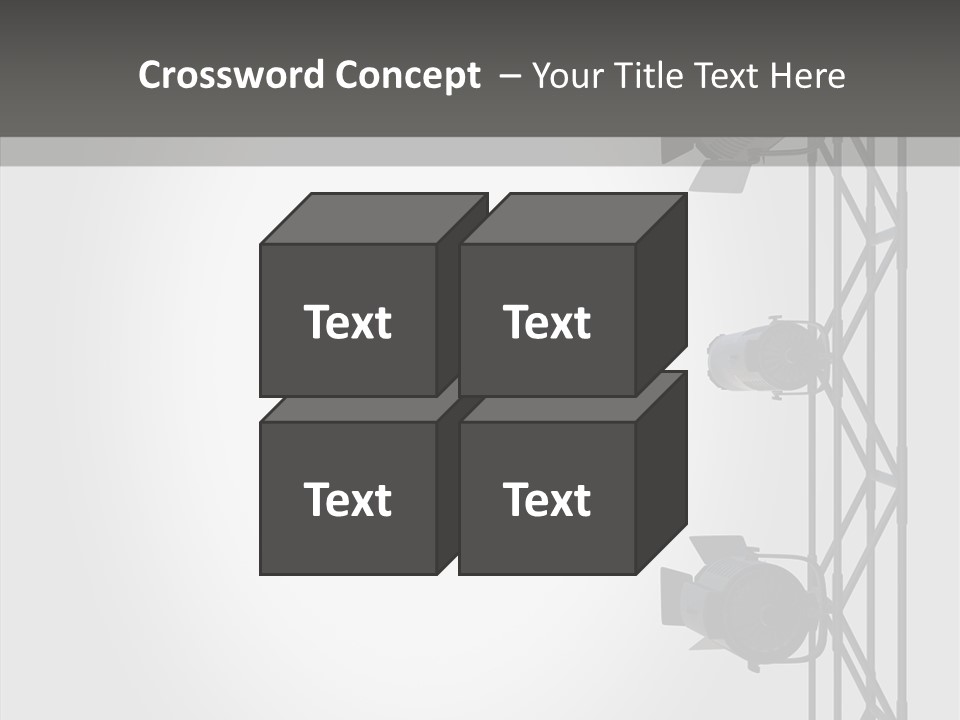 Luminous Spot Layout PowerPoint Template