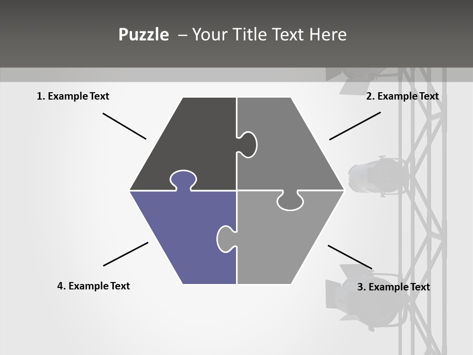 Luminous Spot Layout PowerPoint Template