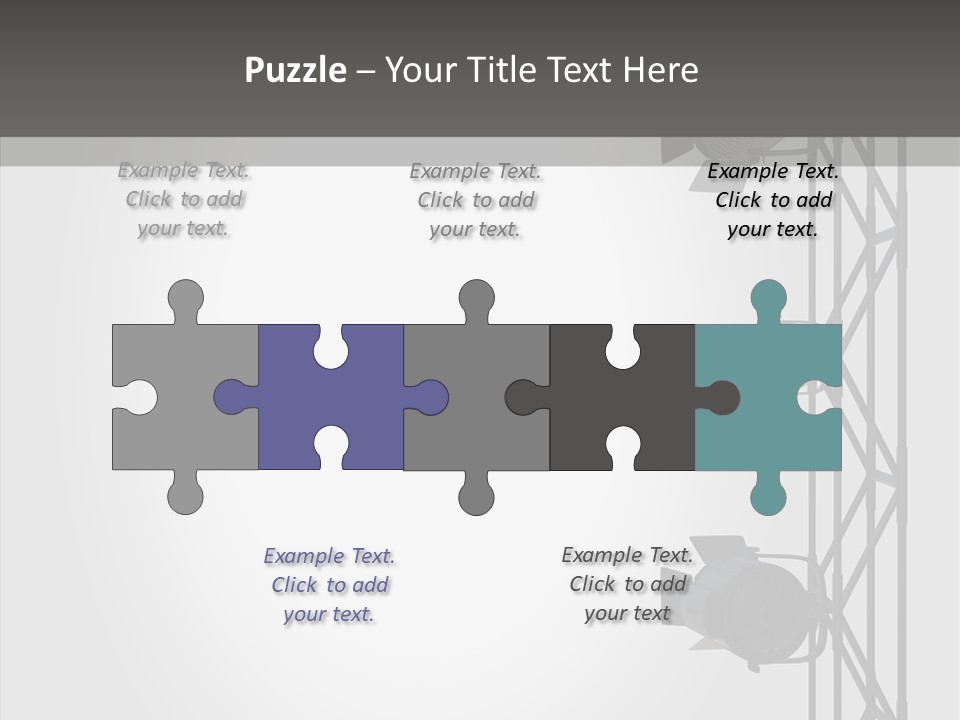 Luminous Spot Layout PowerPoint Template