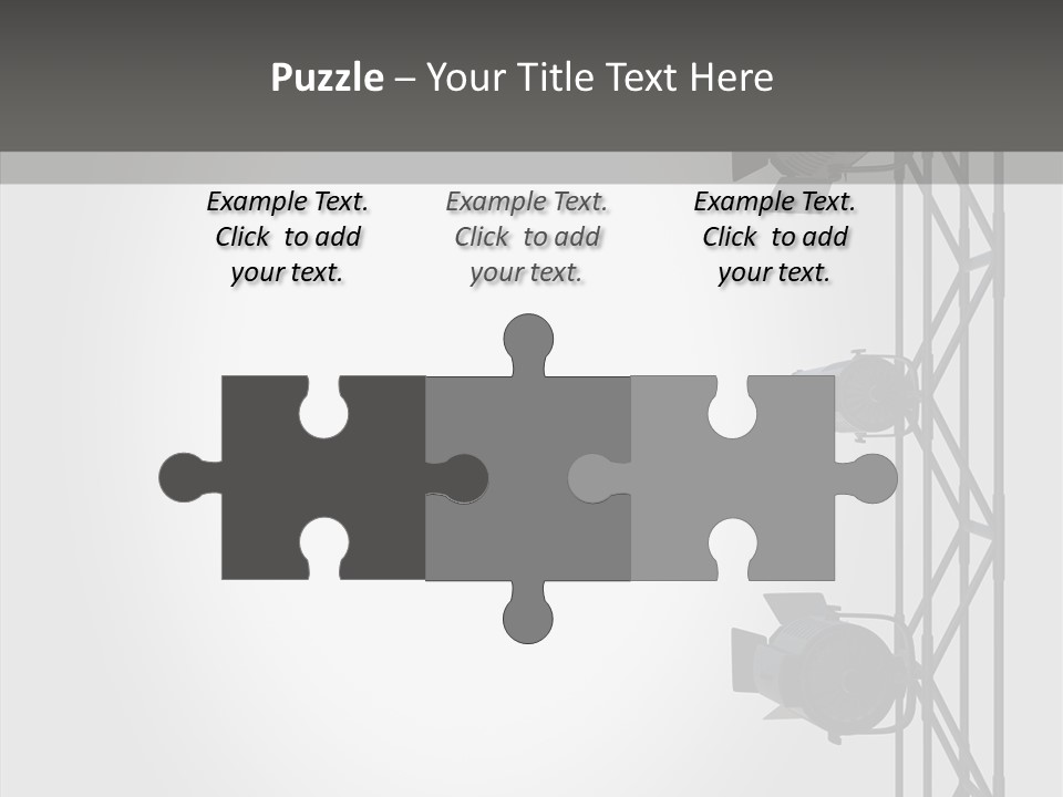 Luminous Spot Layout PowerPoint Template