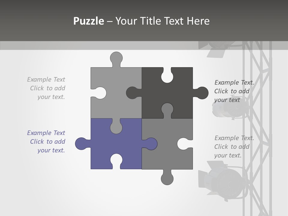 Luminous Spot Layout PowerPoint Template