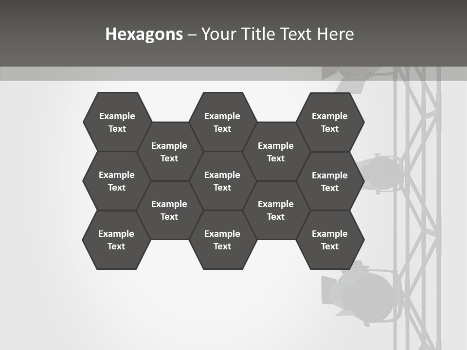 Luminous Spot Layout PowerPoint Template