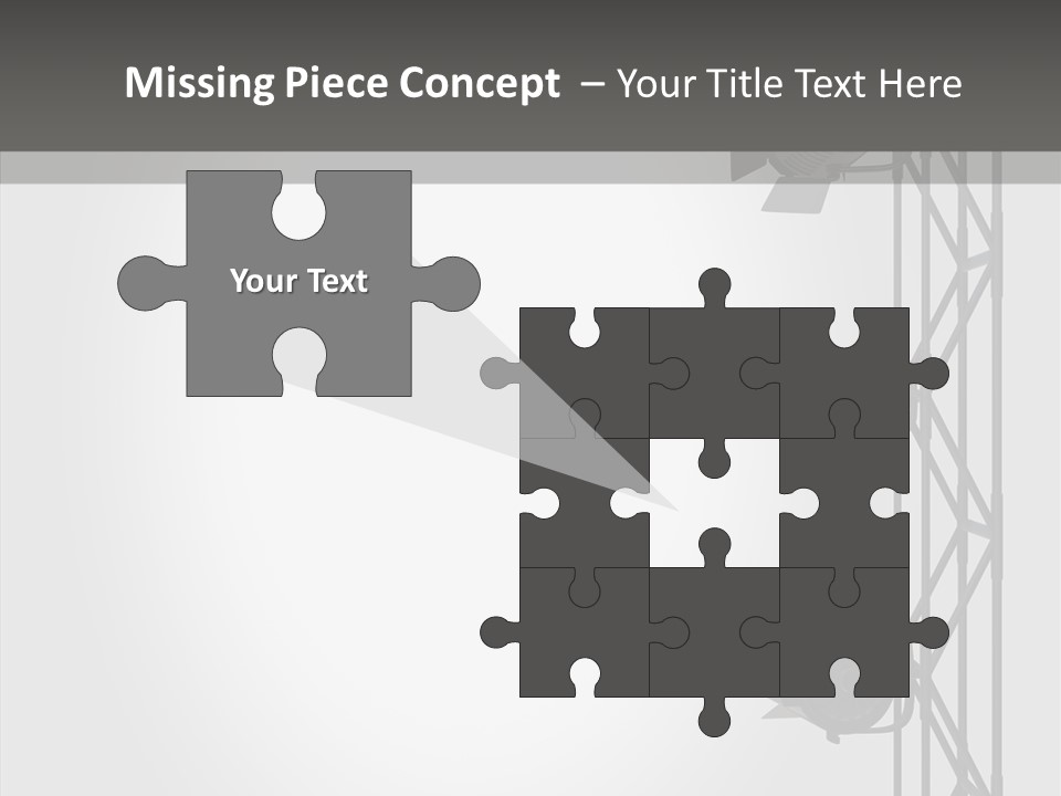 Luminous Spot Layout PowerPoint Template