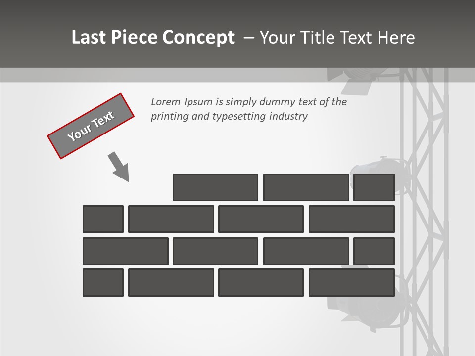 Luminous Spot Layout PowerPoint Template