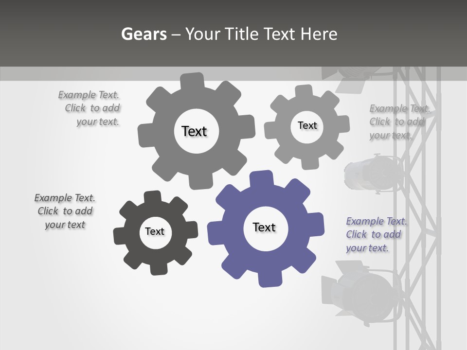 Luminous Spot Layout PowerPoint Template