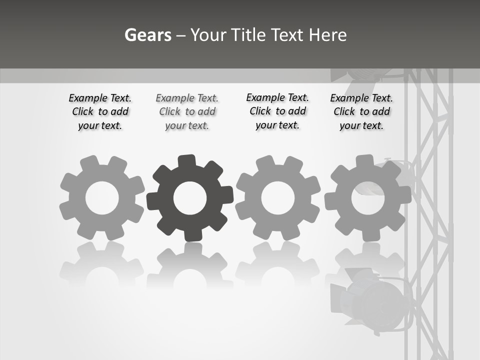 Luminous Spot Layout PowerPoint Template