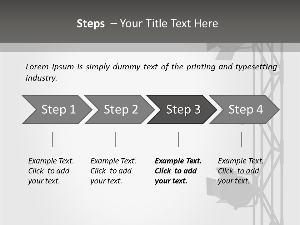Luminous Spot Layout PowerPoint Template