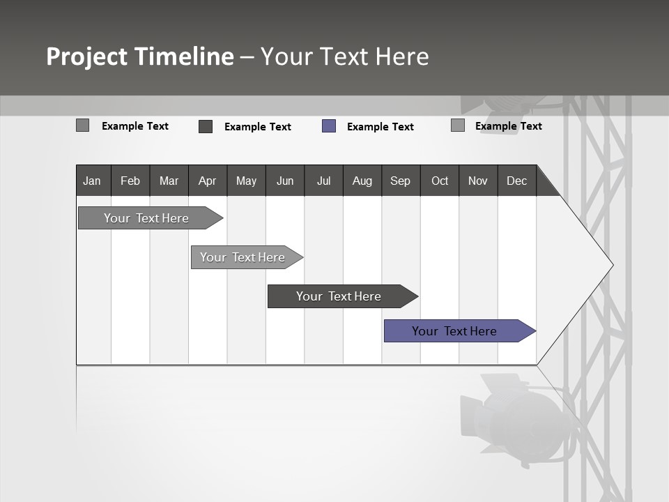 Luminous Spot Layout PowerPoint Template