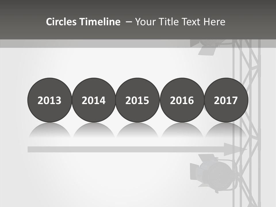 Luminous Spot Layout PowerPoint Template