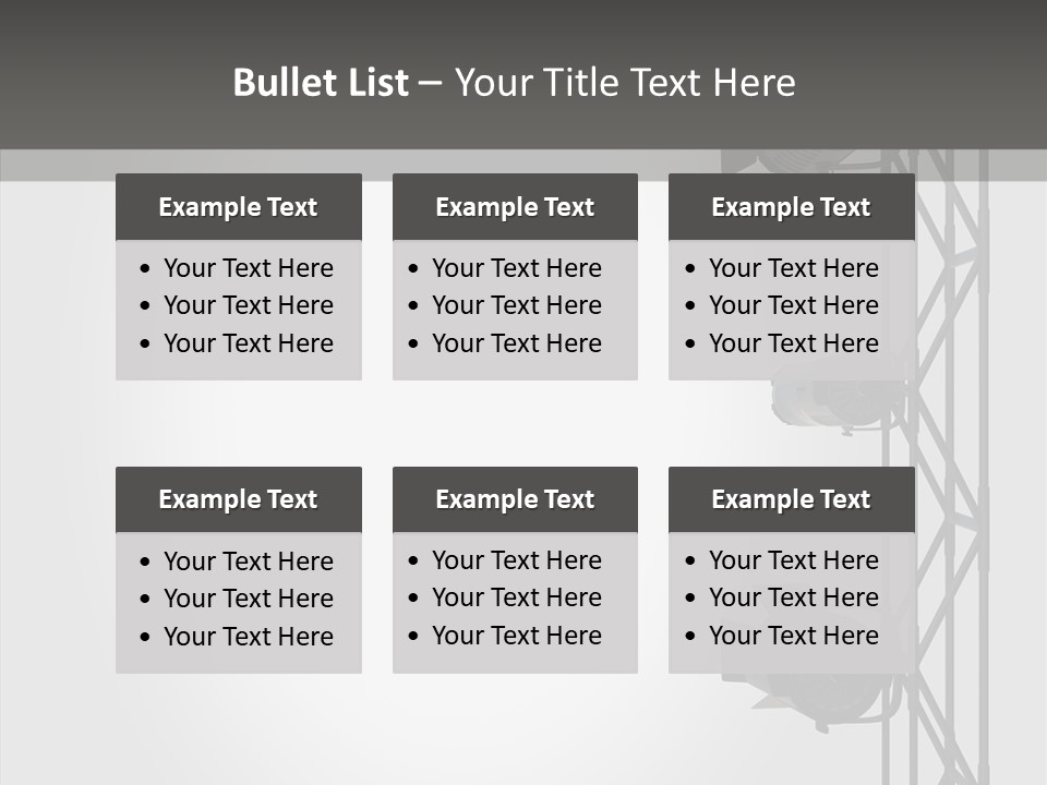 Luminous Spot Layout PowerPoint Template