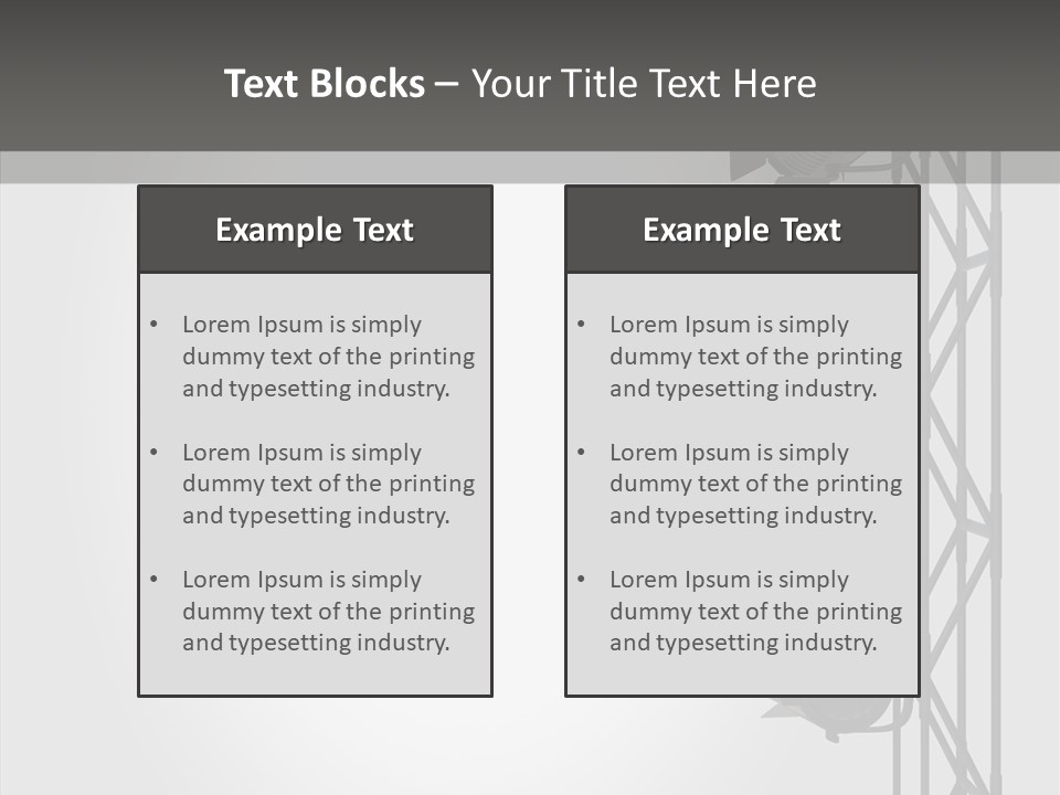 Luminous Spot Layout PowerPoint Template