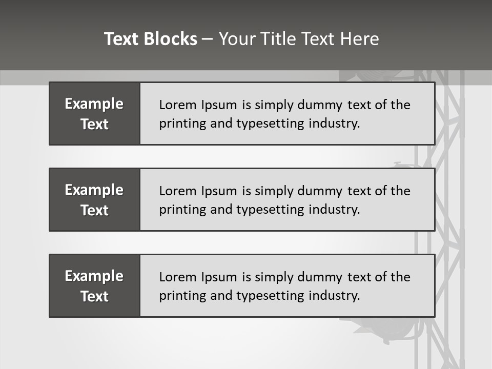 Luminous Spot Layout PowerPoint Template