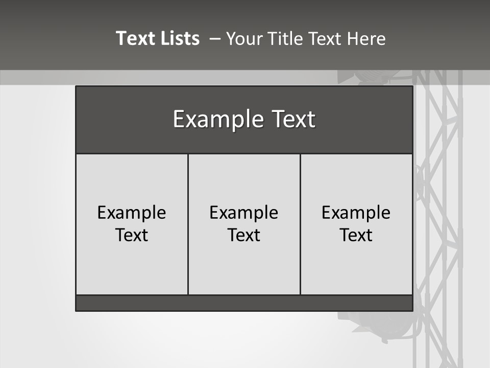Luminous Spot Layout PowerPoint Template