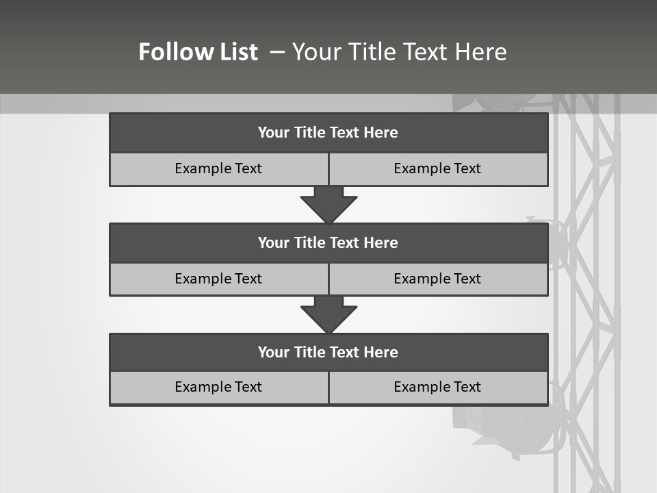 Luminous Spot Layout PowerPoint Template