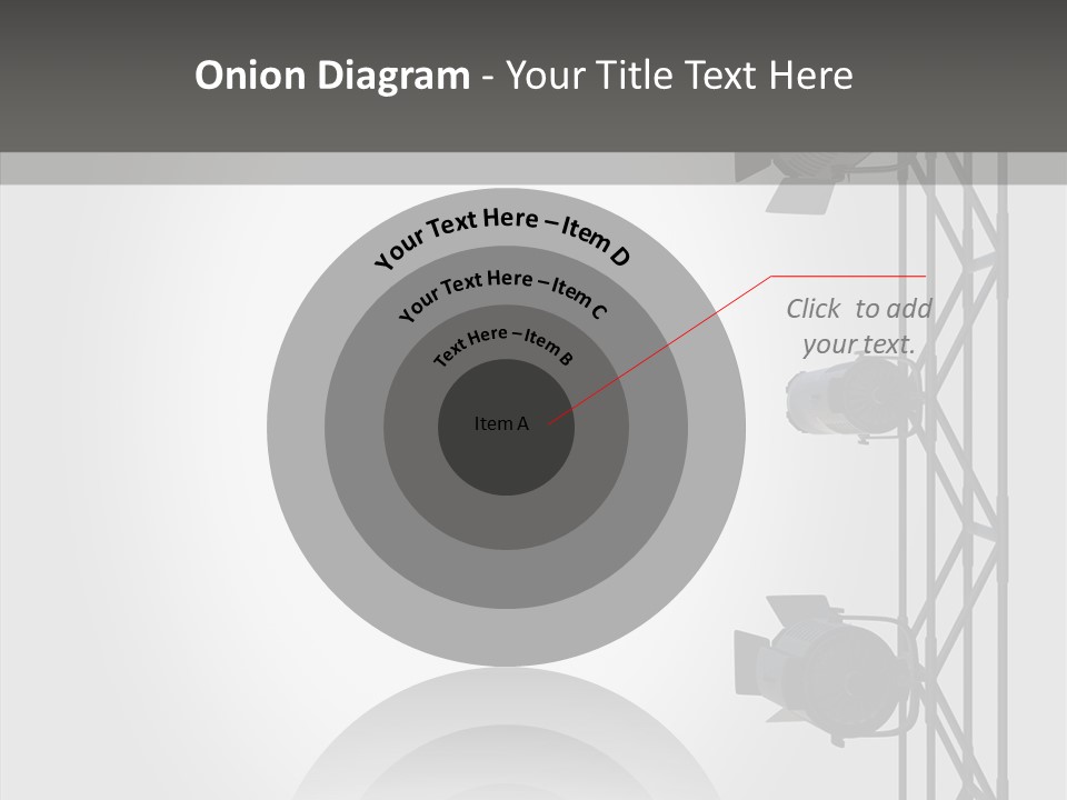 Luminous Spot Layout PowerPoint Template