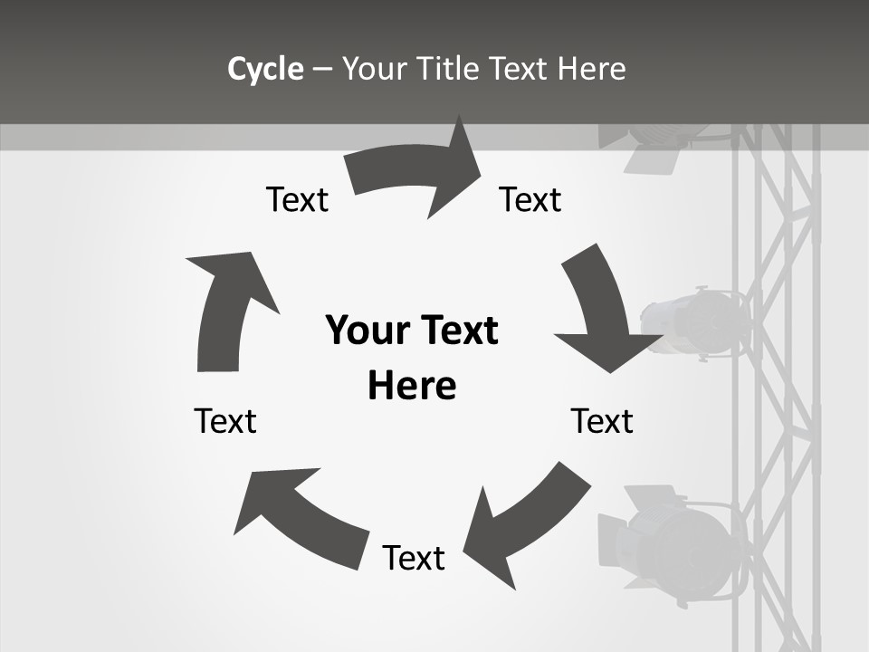Luminous Spot Layout PowerPoint Template