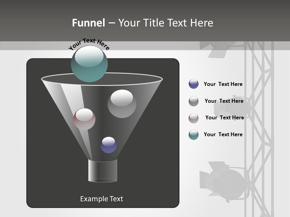 Luminous Spot Layout PowerPoint Template