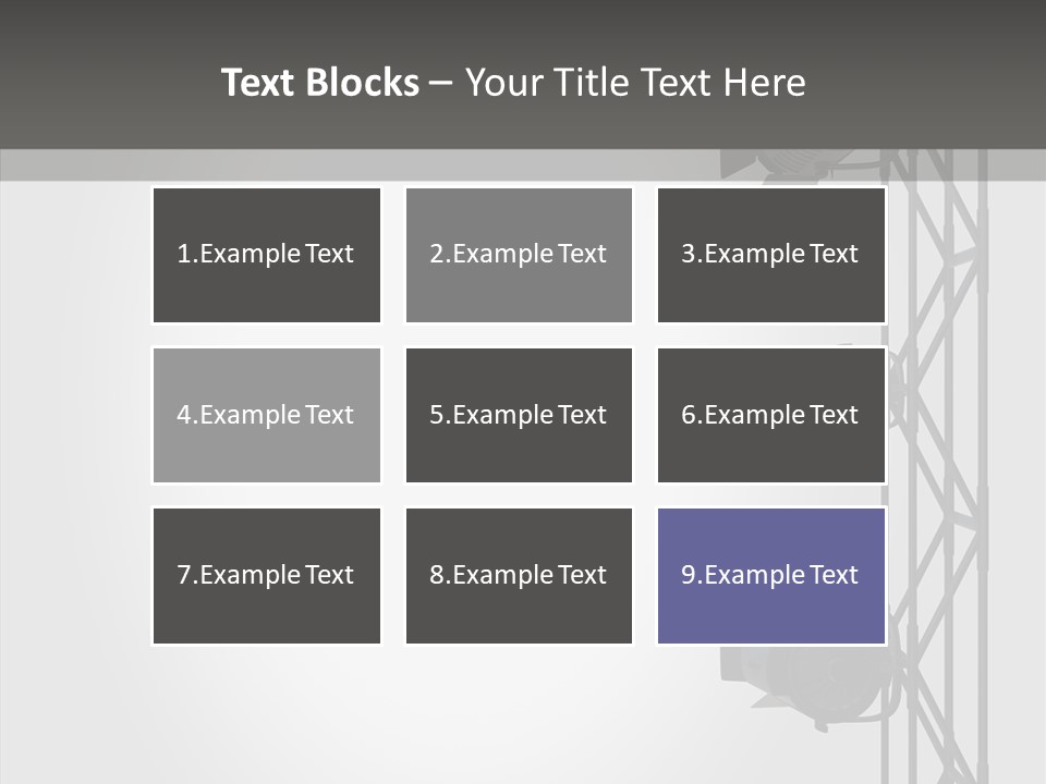 Luminous Spot Layout PowerPoint Template