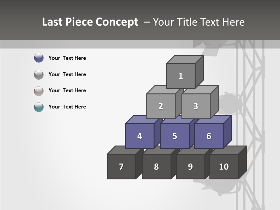 Luminous Spot Layout PowerPoint Template