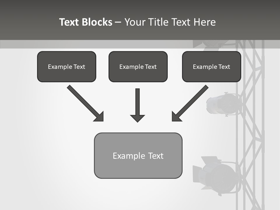 Luminous Spot Layout PowerPoint Template
