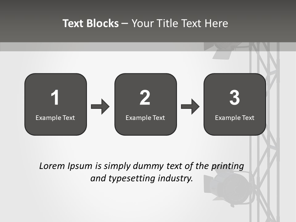 Luminous Spot Layout PowerPoint Template