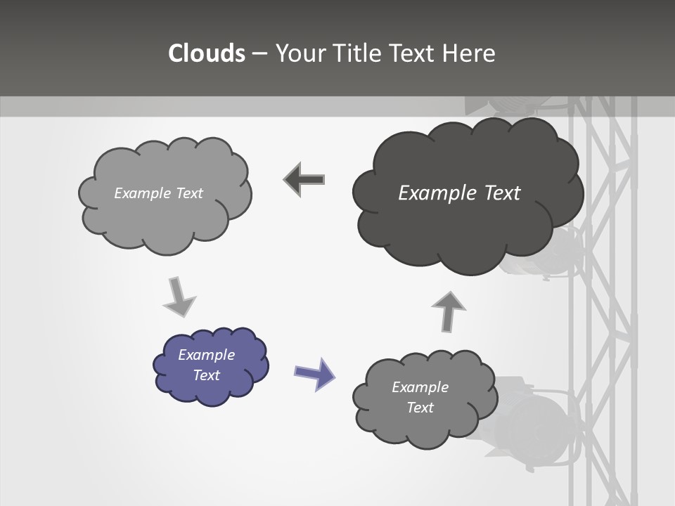 Luminous Spot Layout PowerPoint Template