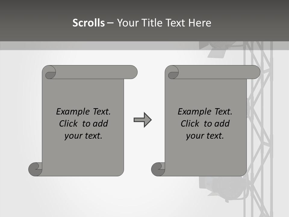 Luminous Spot Layout PowerPoint Template