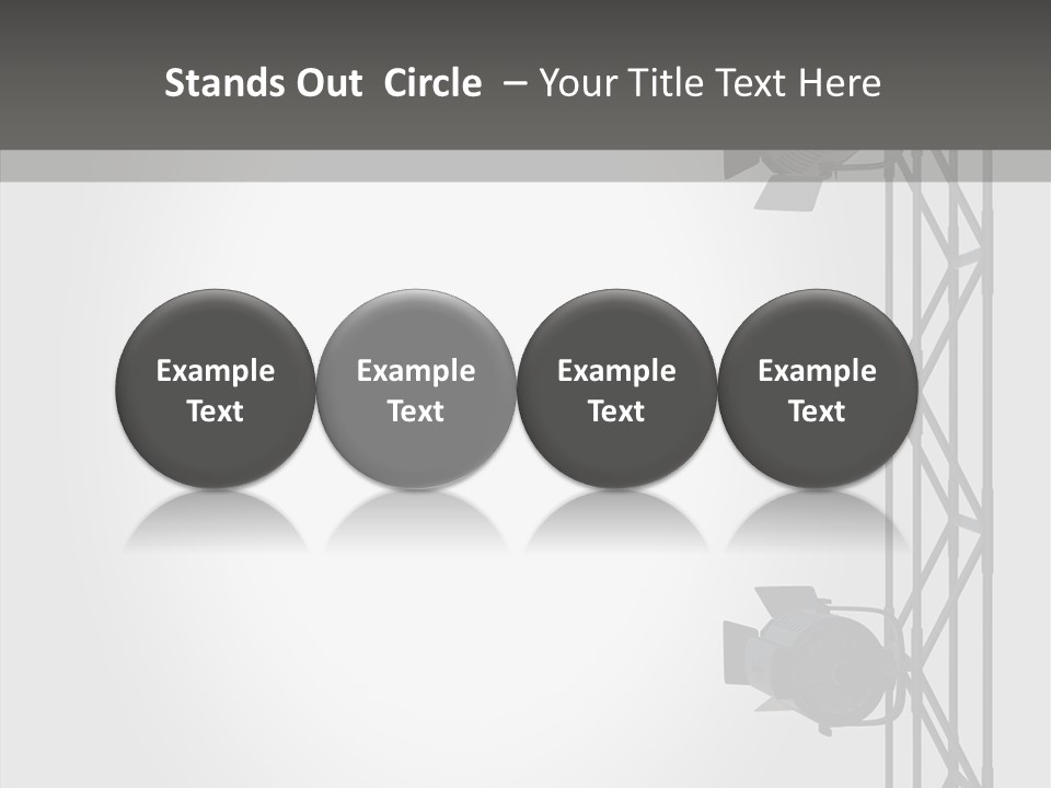 Luminous Spot Layout PowerPoint Template