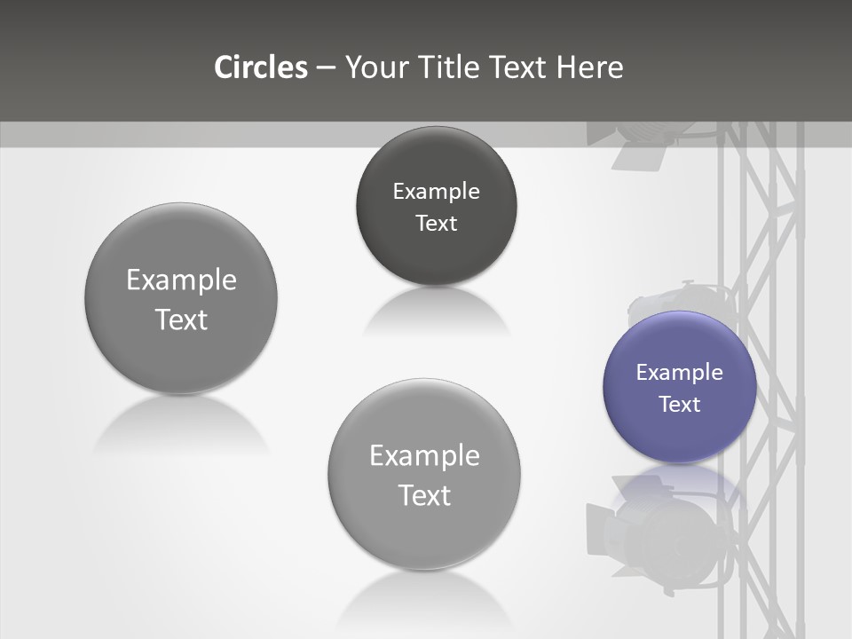 Luminous Spot Layout PowerPoint Template