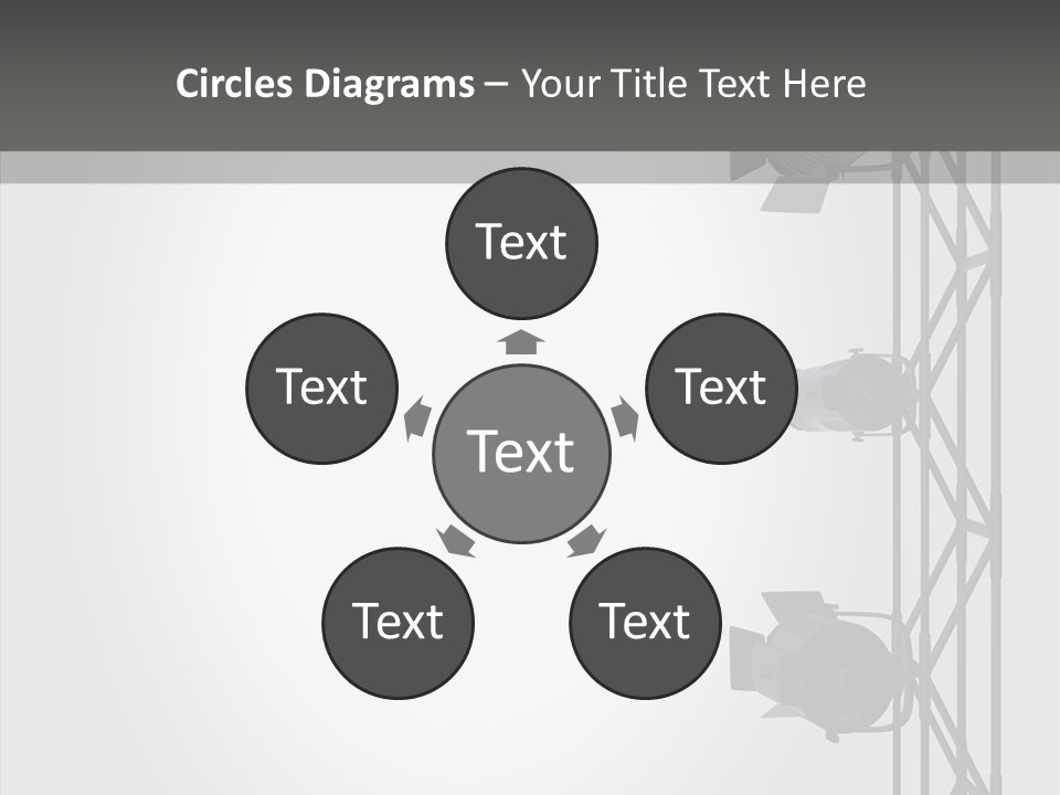 Luminous Spot Layout PowerPoint Template