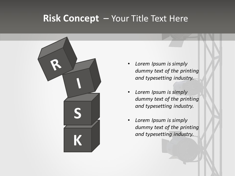 Luminous Spot Layout PowerPoint Template