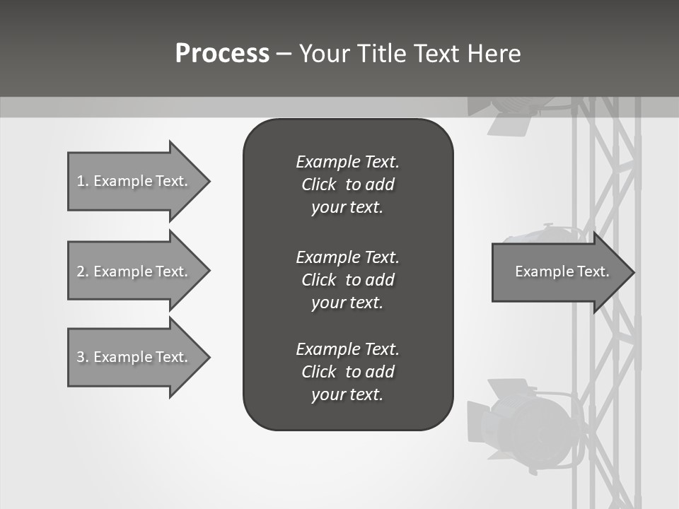 Luminous Spot Layout PowerPoint Template
